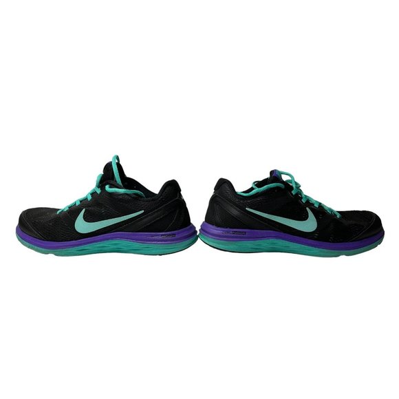 Nike Women’s Shoes Dual Fusion Run 3 Size 8 Black Purple Blue 653594-007 Sneaker - Picture 8 of 13